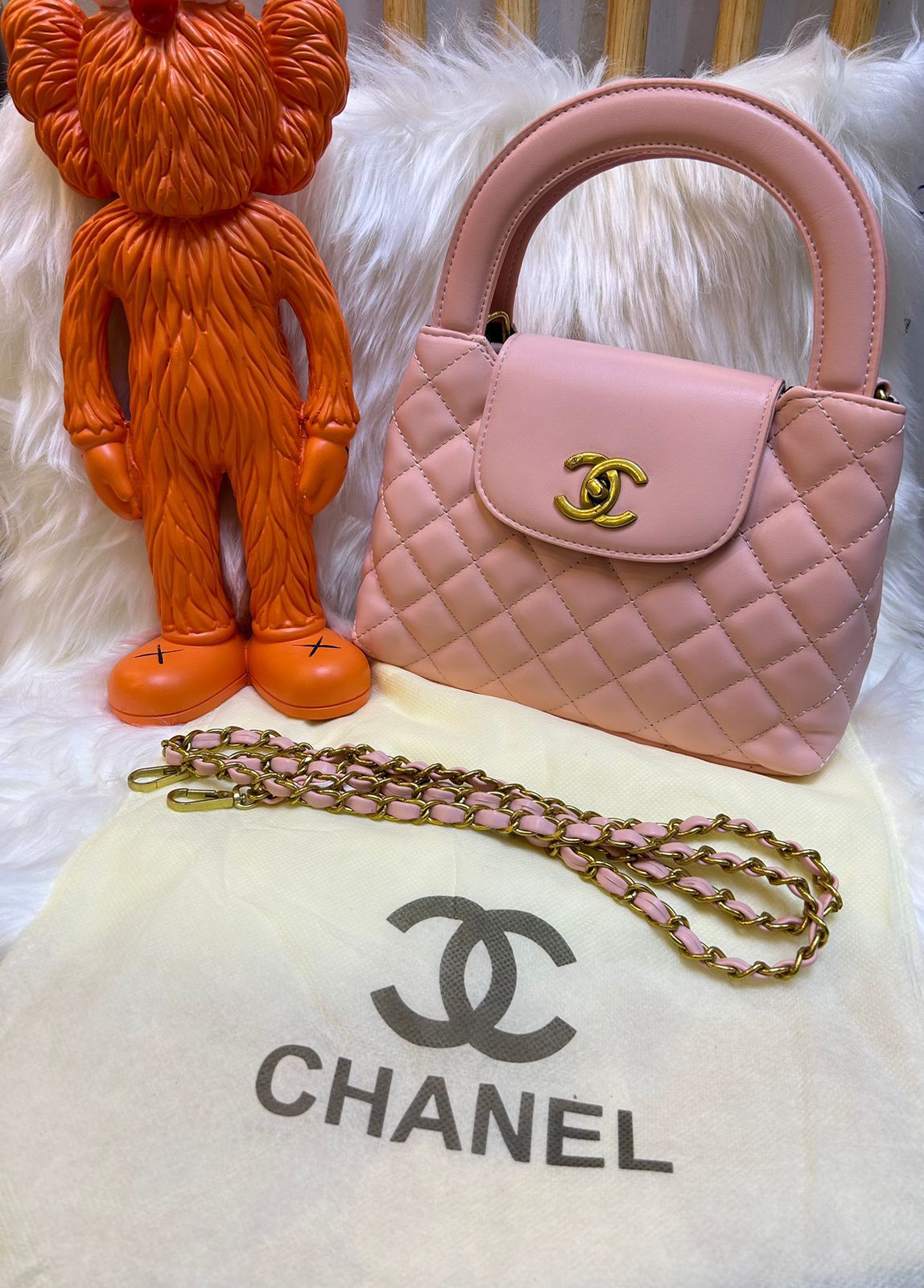 CH Kelly Mini Shopping Bag Shiny Calfskin For Women 22*14 cm - Saadstore