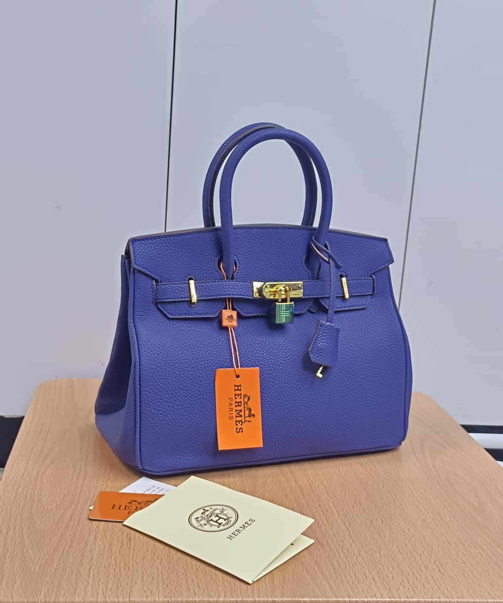 𝐇 Clemence Leather Bag (30*24*15cm) - Saadstore