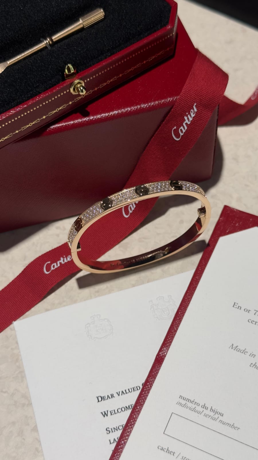 Love Bangle Bracelet By Cartier - Saadstore