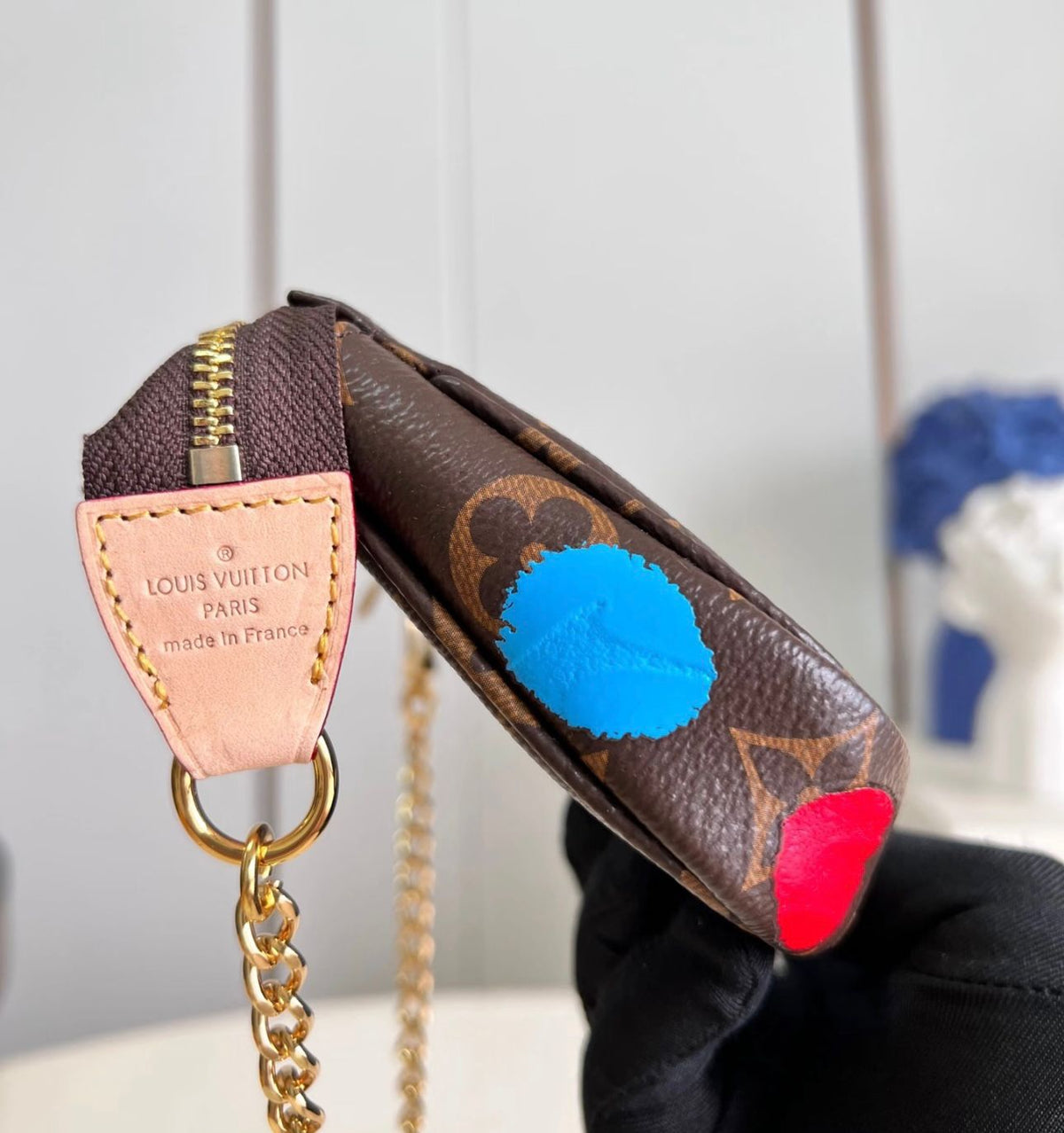 Mini Pochette Bag LV x Yayoi Kusama - Saadstore
