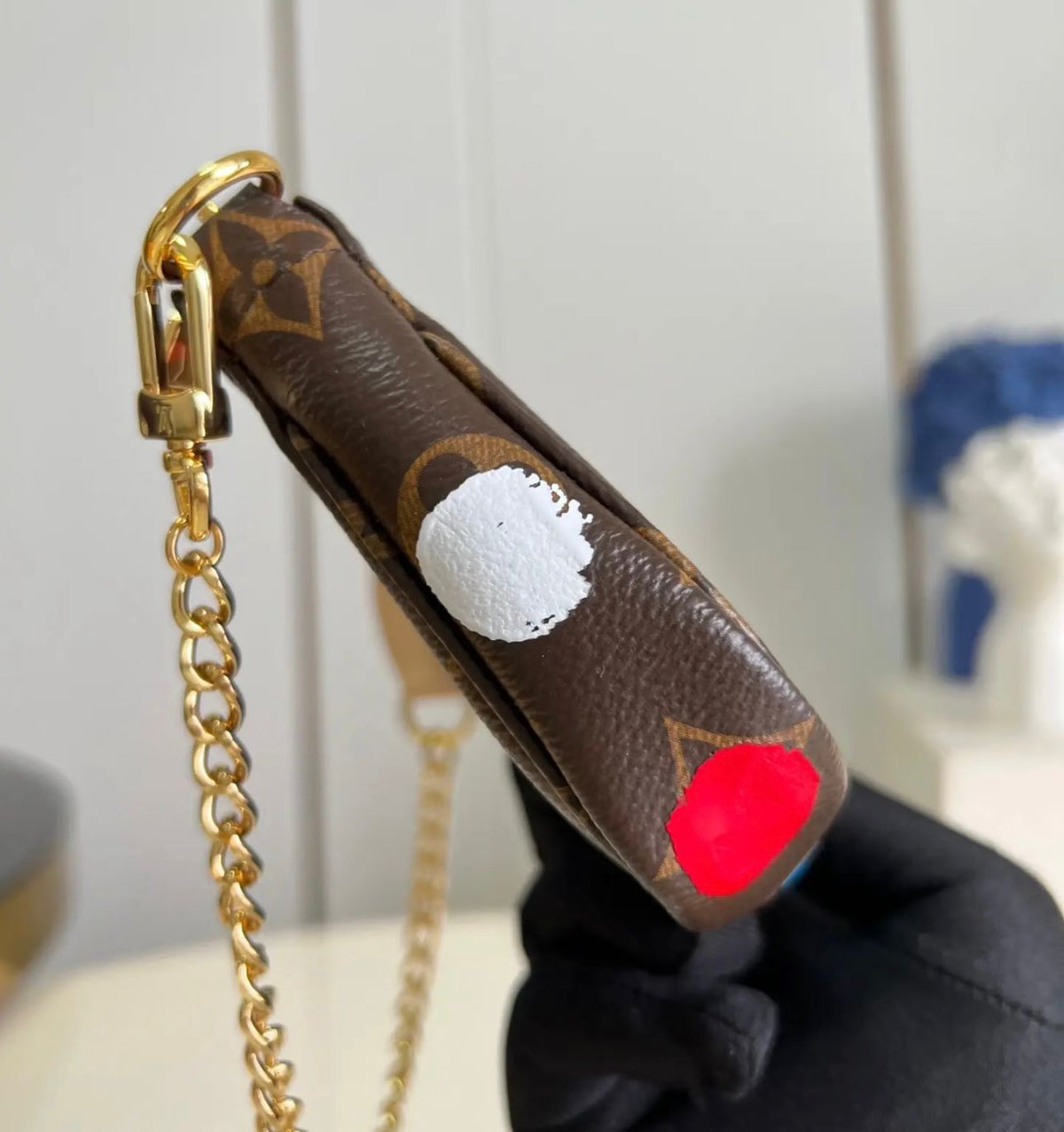 Mini Pochette Bag LV x Yayoi Kusama - Saadstore