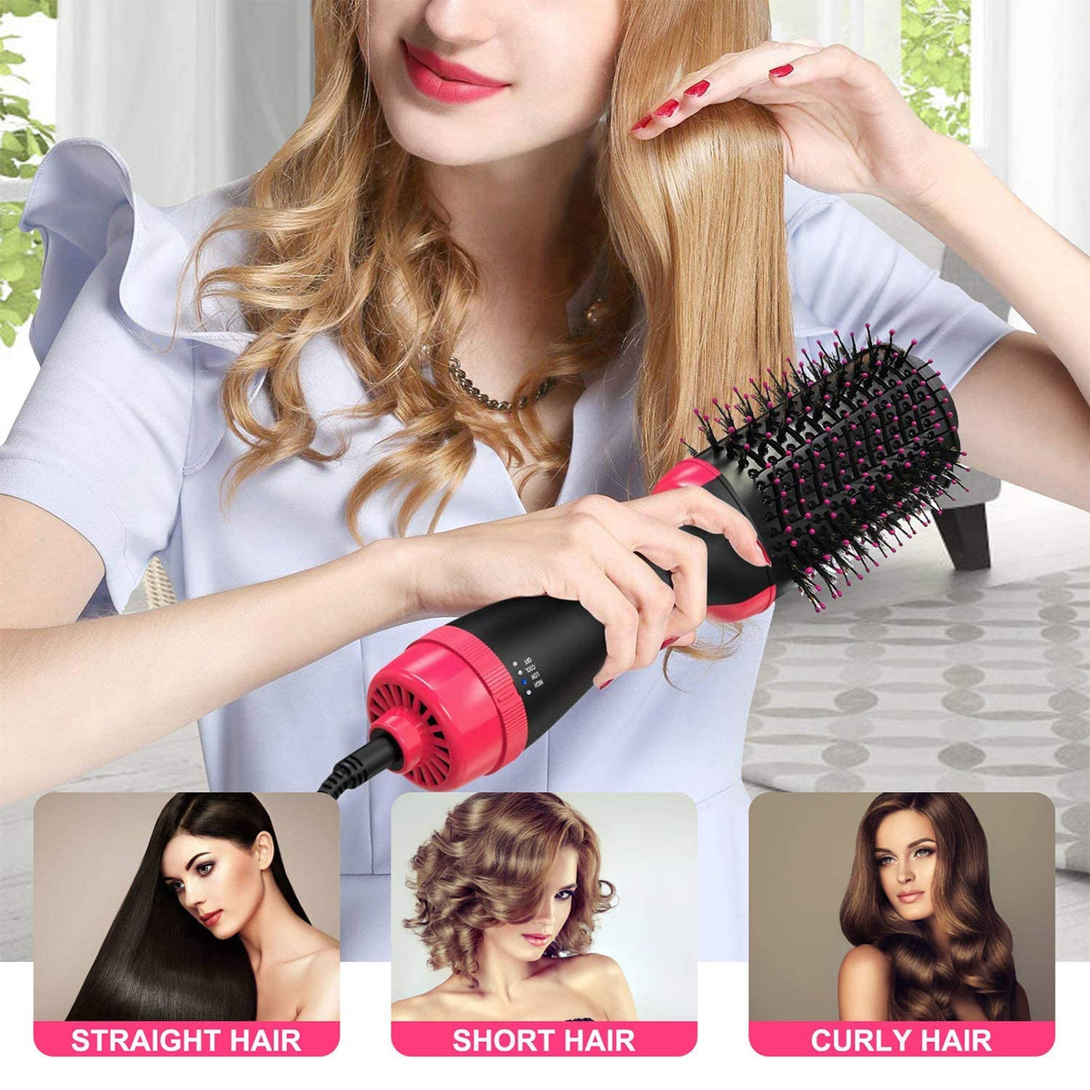 3 in1 Styling Brush Styler Hair Dryer and Volumizer - Saadstore