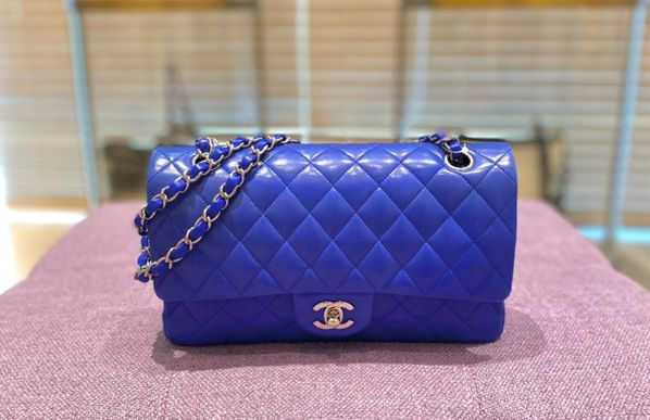 CH Quilted Jumbo Double Flap Bag