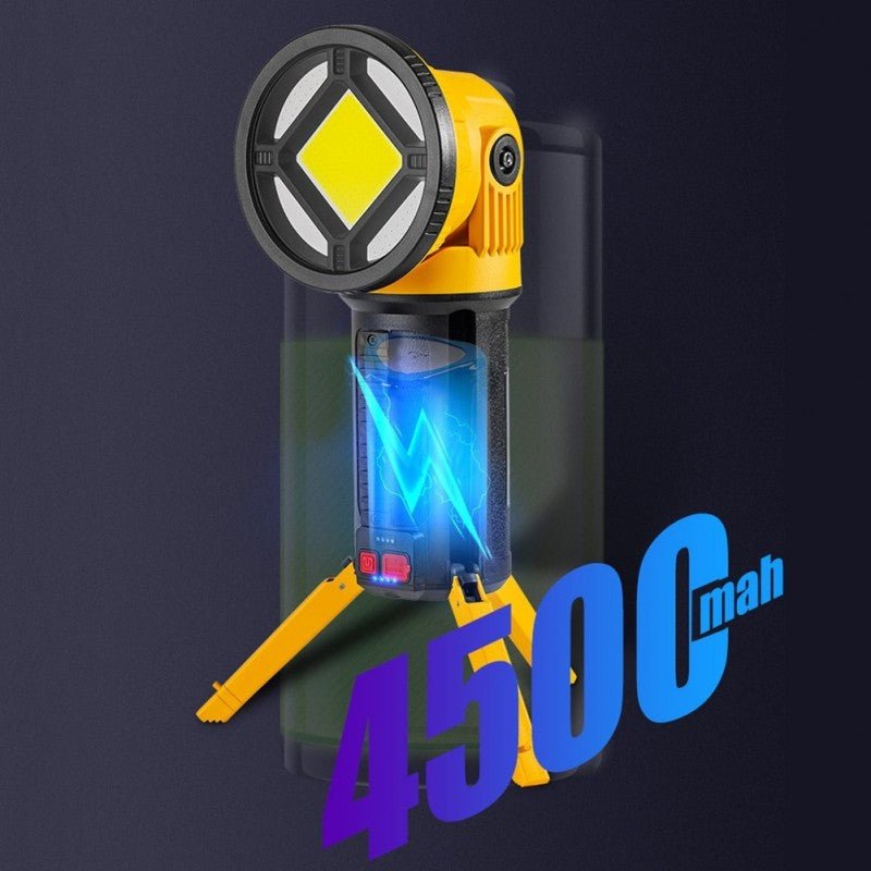 Multifunctional Searchlight, Powerful LED Chip, Adjustable Brightness, and Versatile Light Modes for Exceptional Visibility - Saadstore