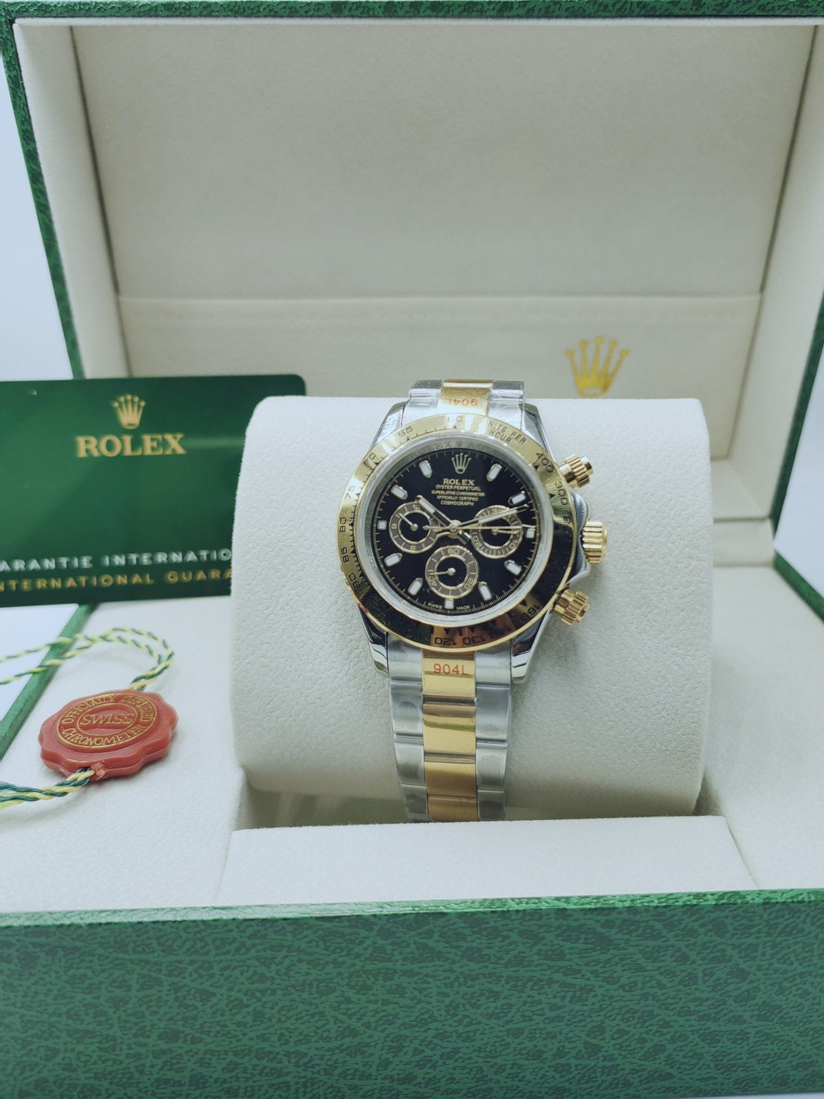 Automatic Submarine Two Tone Silver & Gold Watch 41mm - Saadstore