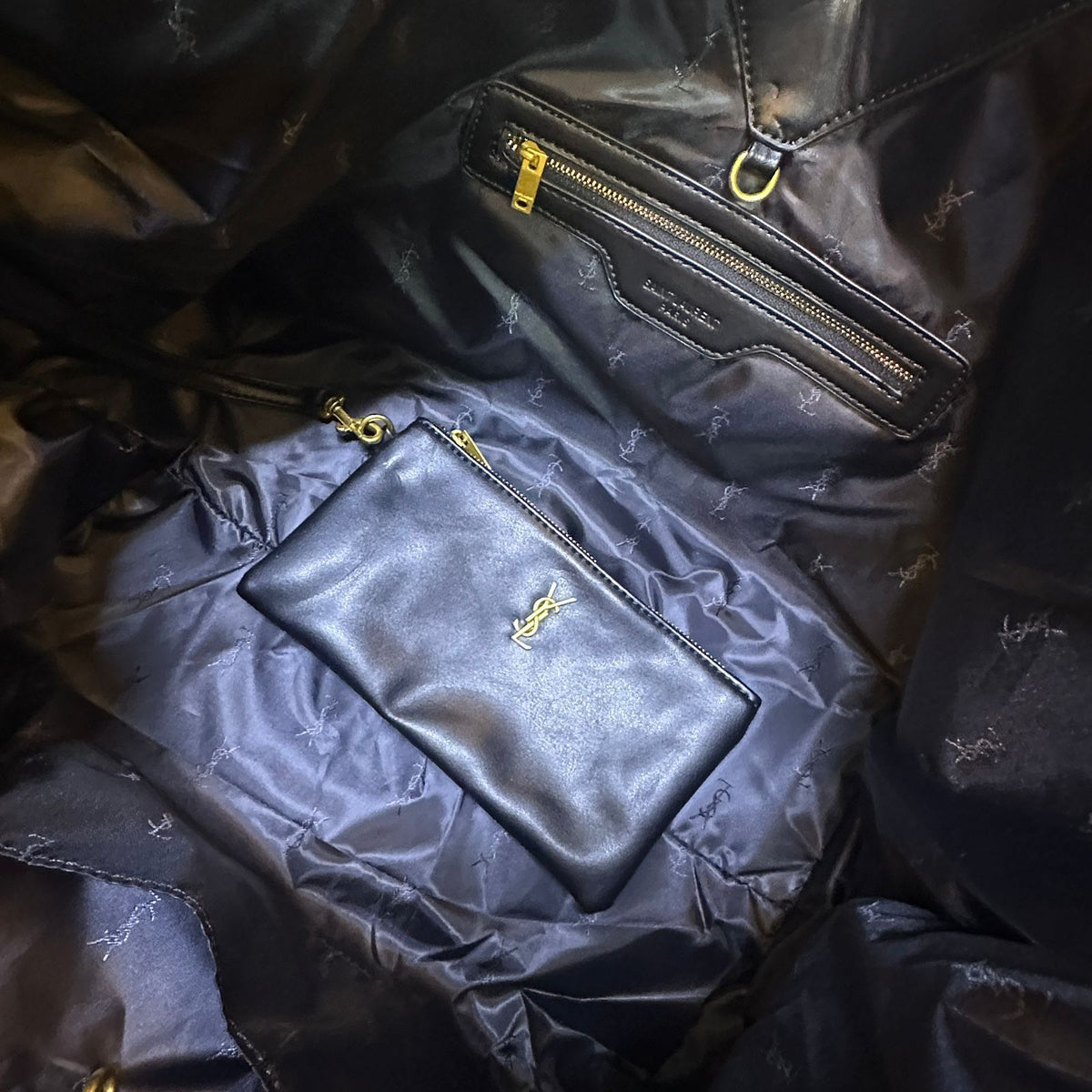 Y Tote Bag In Calf Leather By YSL - Saadstore