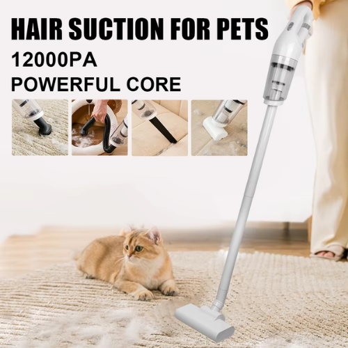 3-in-1 Cordless Car Vacuum Cleaner 12000Pa | Rechargeable Handheld Portable Vacuum UAE