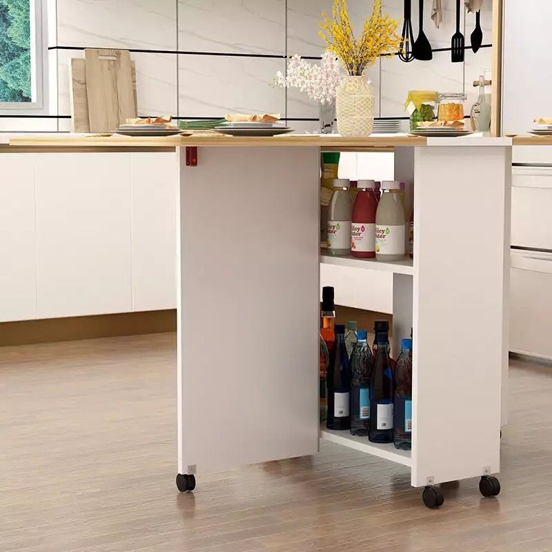 Multifunctional Movable Folding Dining Table