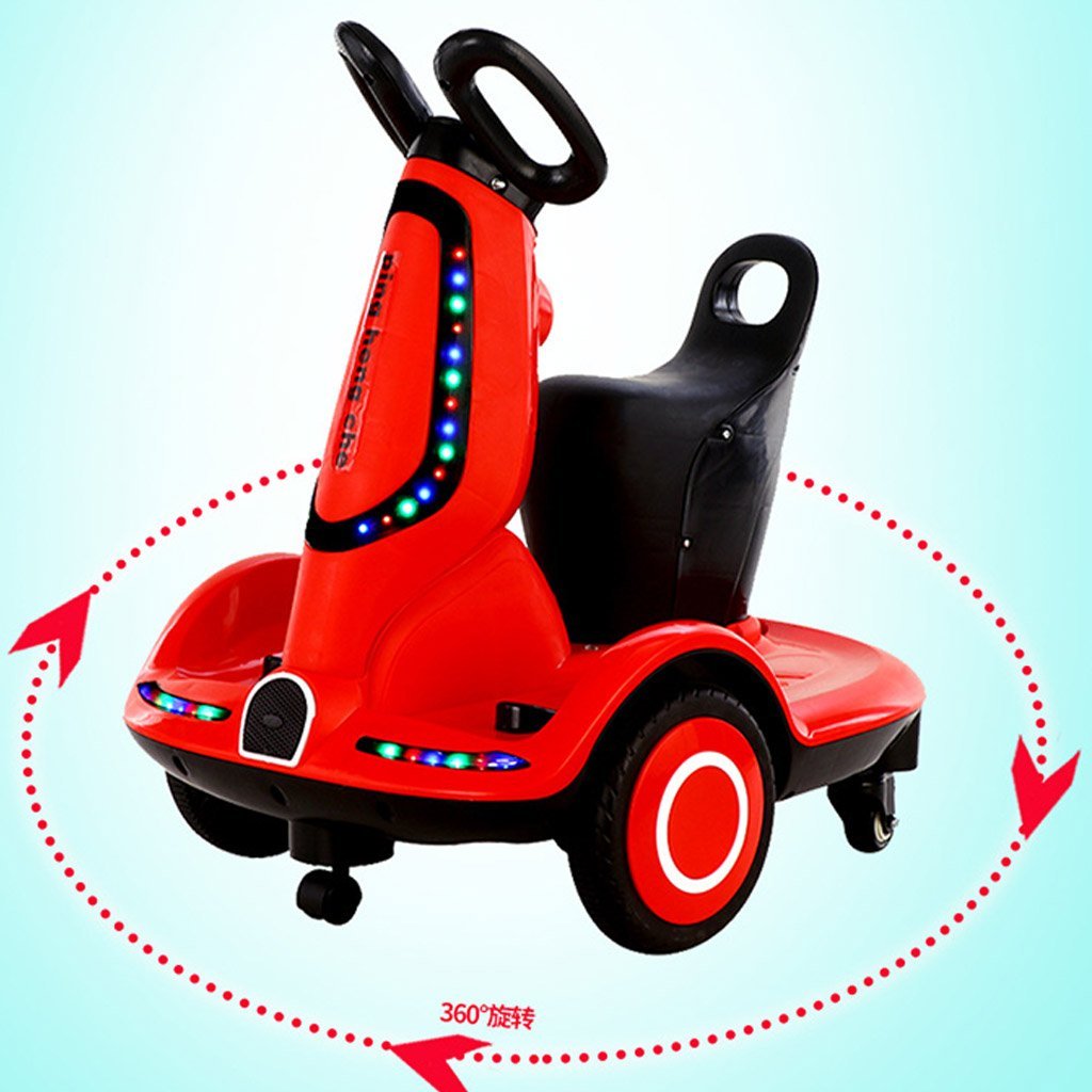 Children's rotating electric motorcycle