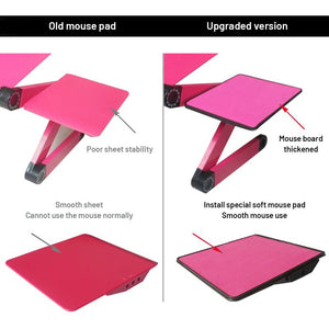 Coolable Folding Computer Desk