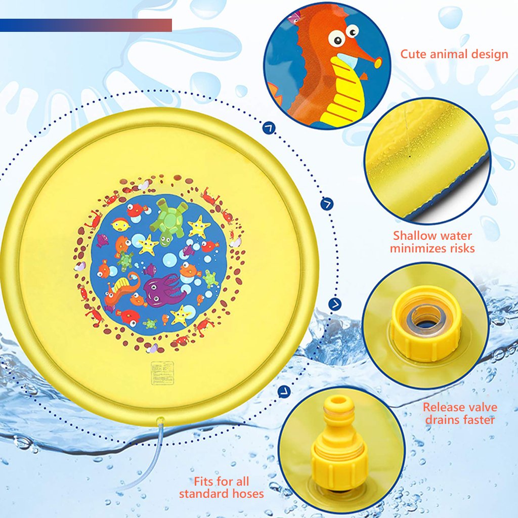 Water-spraying Children Game Mat