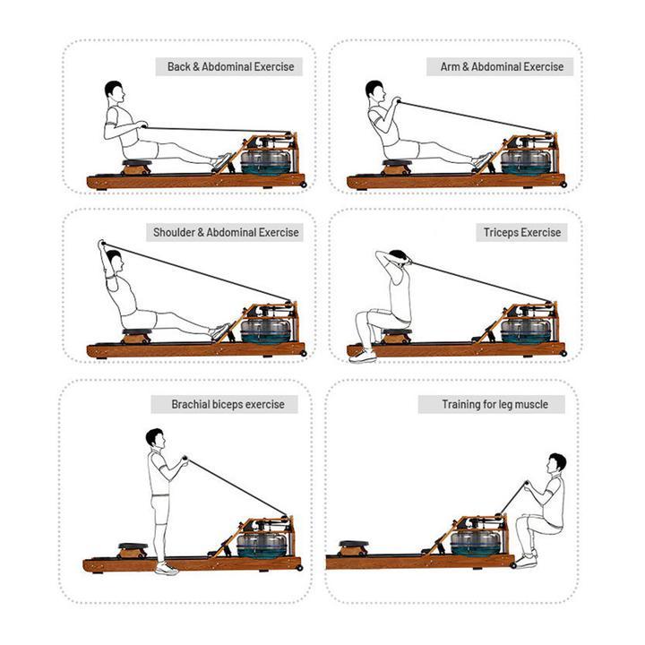 Rowing Machine | Water Rowing Exercise Machine For Indoor use