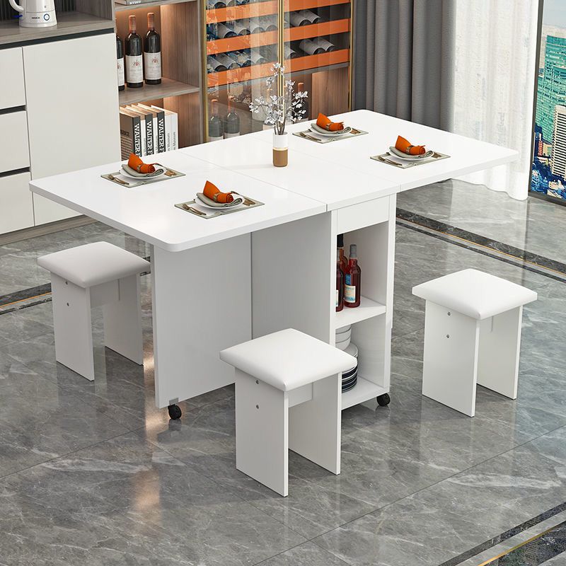 Multifunctional Movable Folding Dining Table