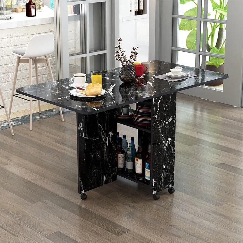 Multifunctional Movable Folding Dining Table
