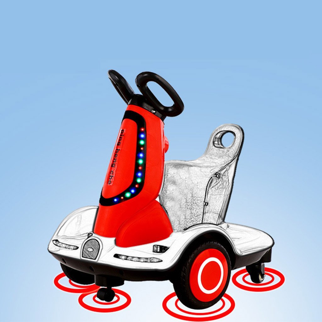 Children's rotating electric motorcycle