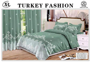 Turkish bedding Duvet Cover Set with Curtain | Turkish Bedsheet
