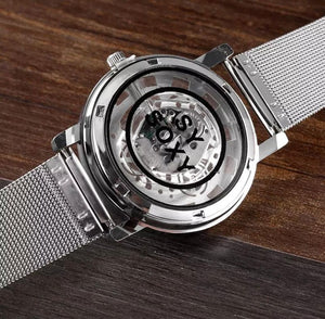 Watch men's Fashion Business Skeleton Watch
