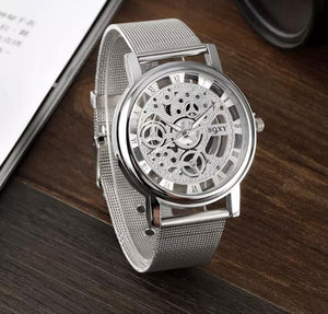 Watch men's Fashion Business Skeleton Watch