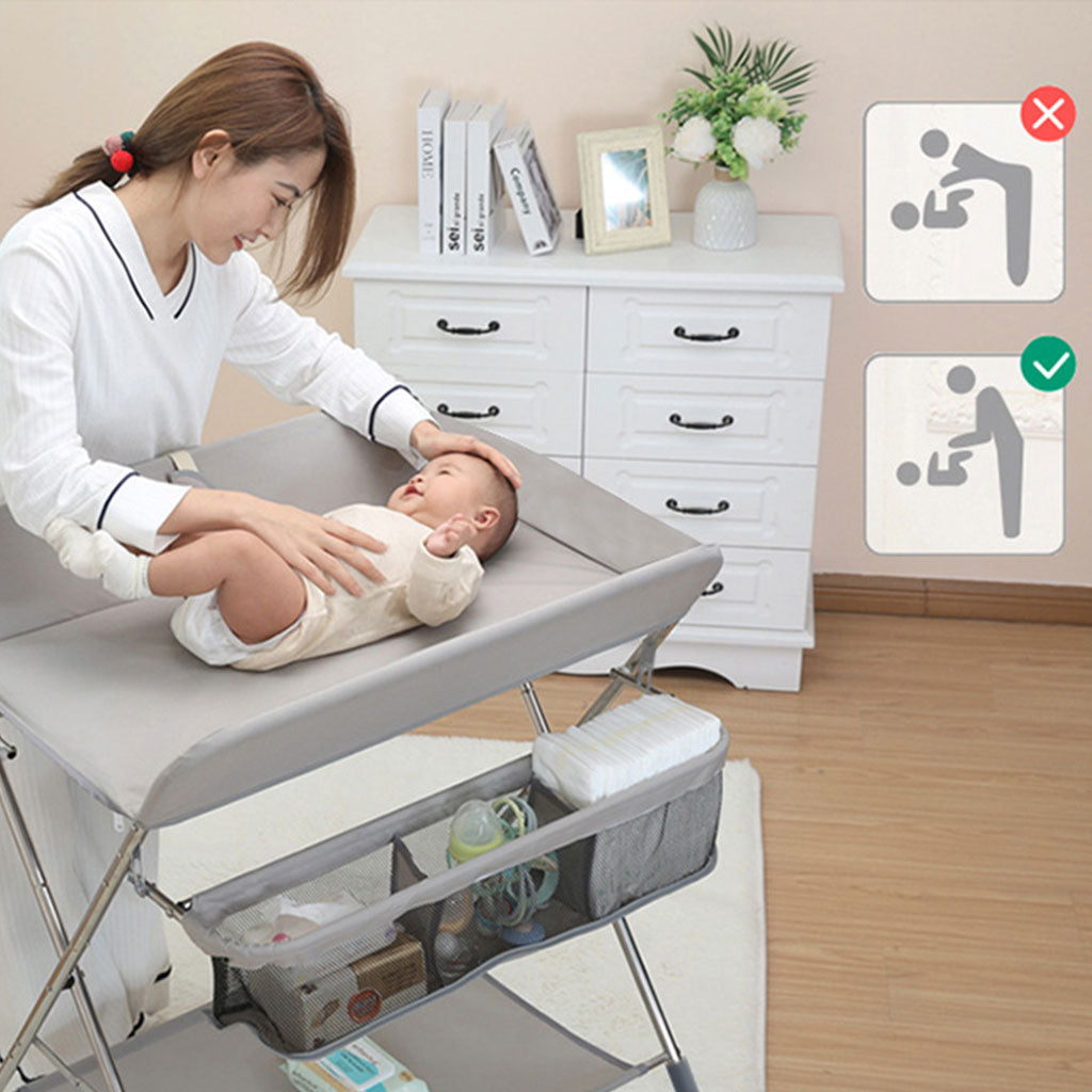 Baby diaper changing table