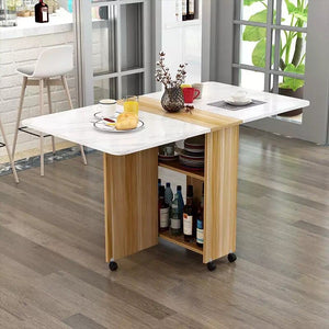 Multifunctional Movable Folding Dining Table