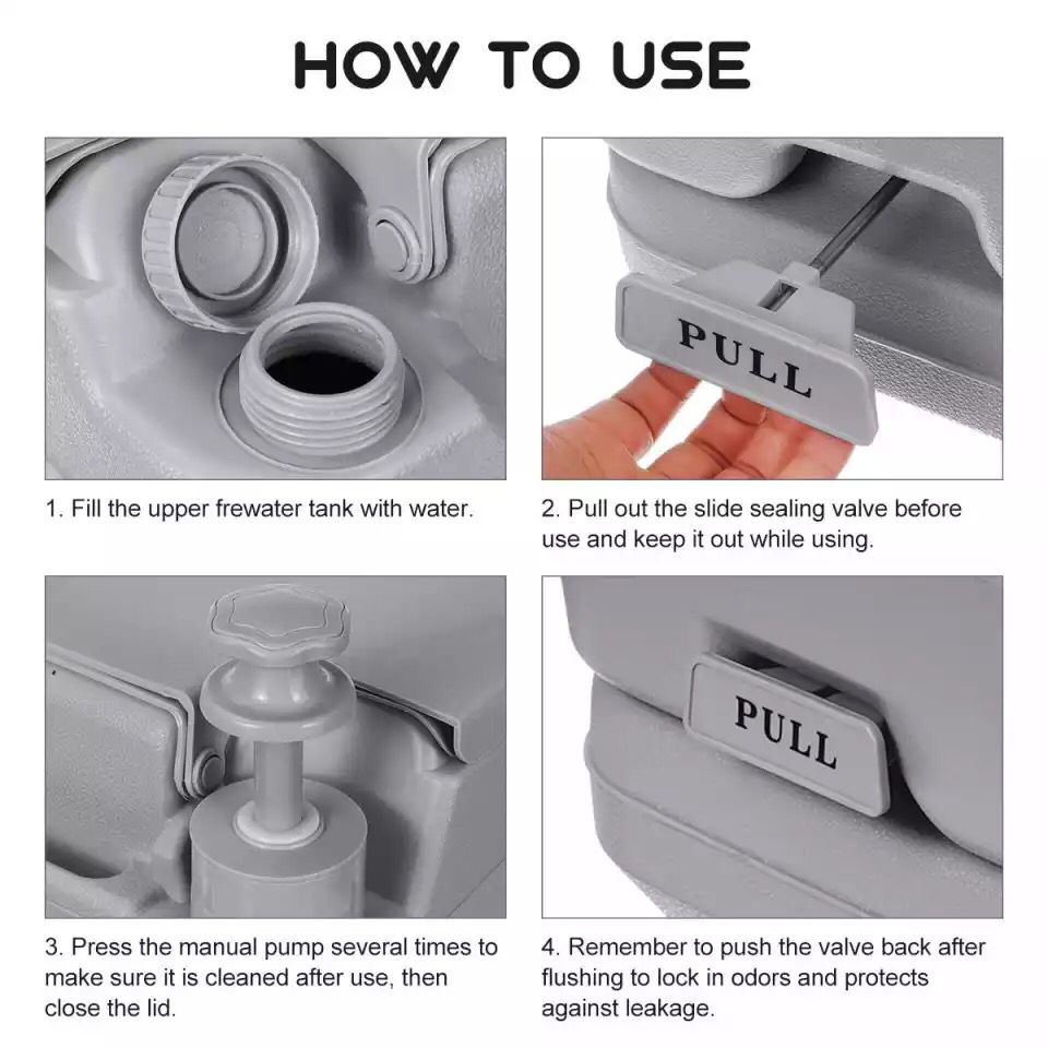 PORTABLE TOILET SEAT OUTDOOR TRAVEL CAMPING