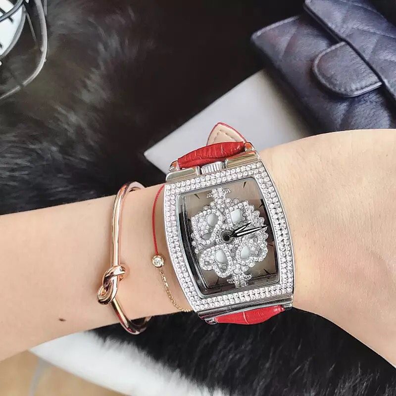 Dimini Silver Quartz Dress Rotation Watch