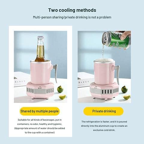 Quick Cooling and Heating Dual Purpose Cup