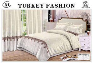 Turkish bedding Duvet Cover Set with Curtain | Turkish Bedsheet