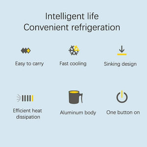 Quick Cooling and Heating Dual Purpose Cup