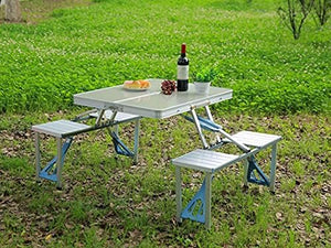 Aluminum Alloy Outdoor Folding Table Chair