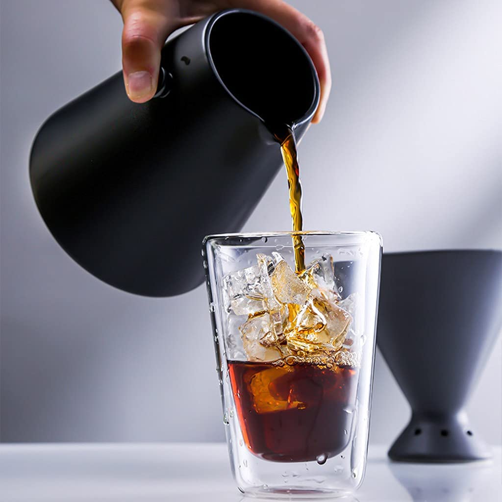 WOODPECKER Ceramics Coffee Pot & Filter Cup - Saadstore
