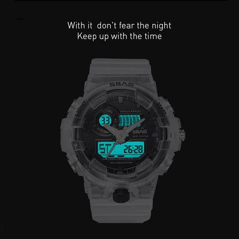 Transparent Electronic Wristwatch