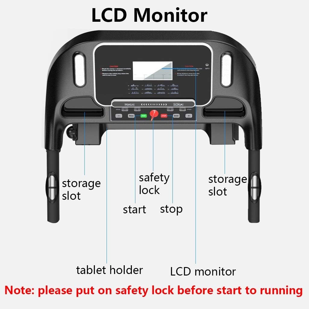 Hydraulic Folding Ultra Silent with LCD Display Running Machine