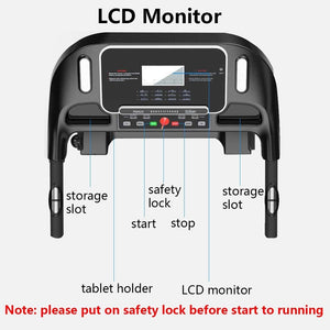 Hydraulic Folding Ultra Silent with LCD Display Running Machine