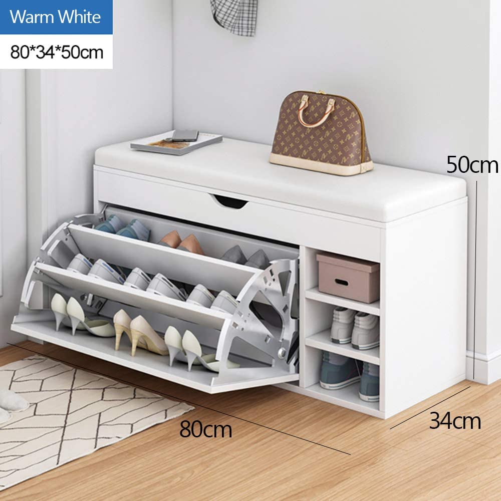 Large Capacity Shoes Cabinet with stool