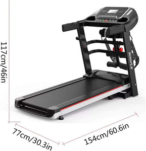 Hydraulic Folding Ultra Silent with LCD Display Running Machine