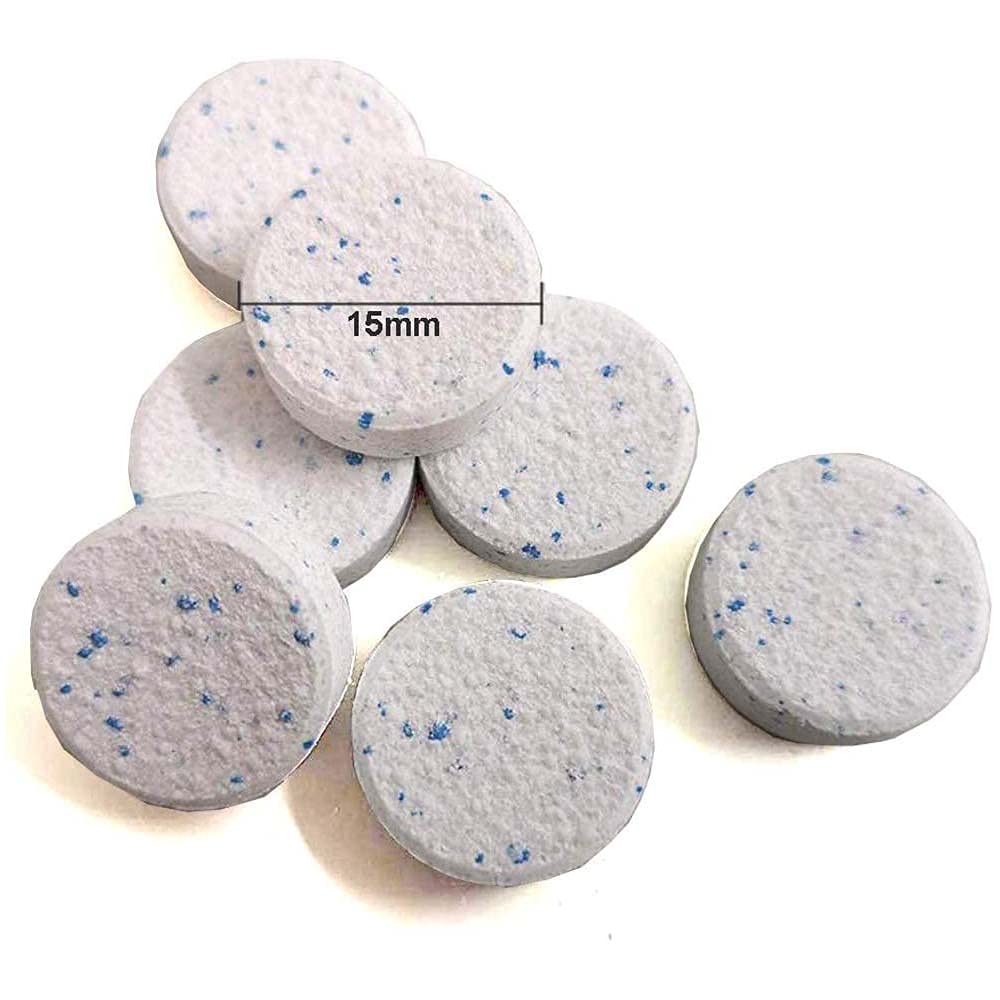 Deep Cleaning In Bathrooms And Kitchens Tablets with spray bottle