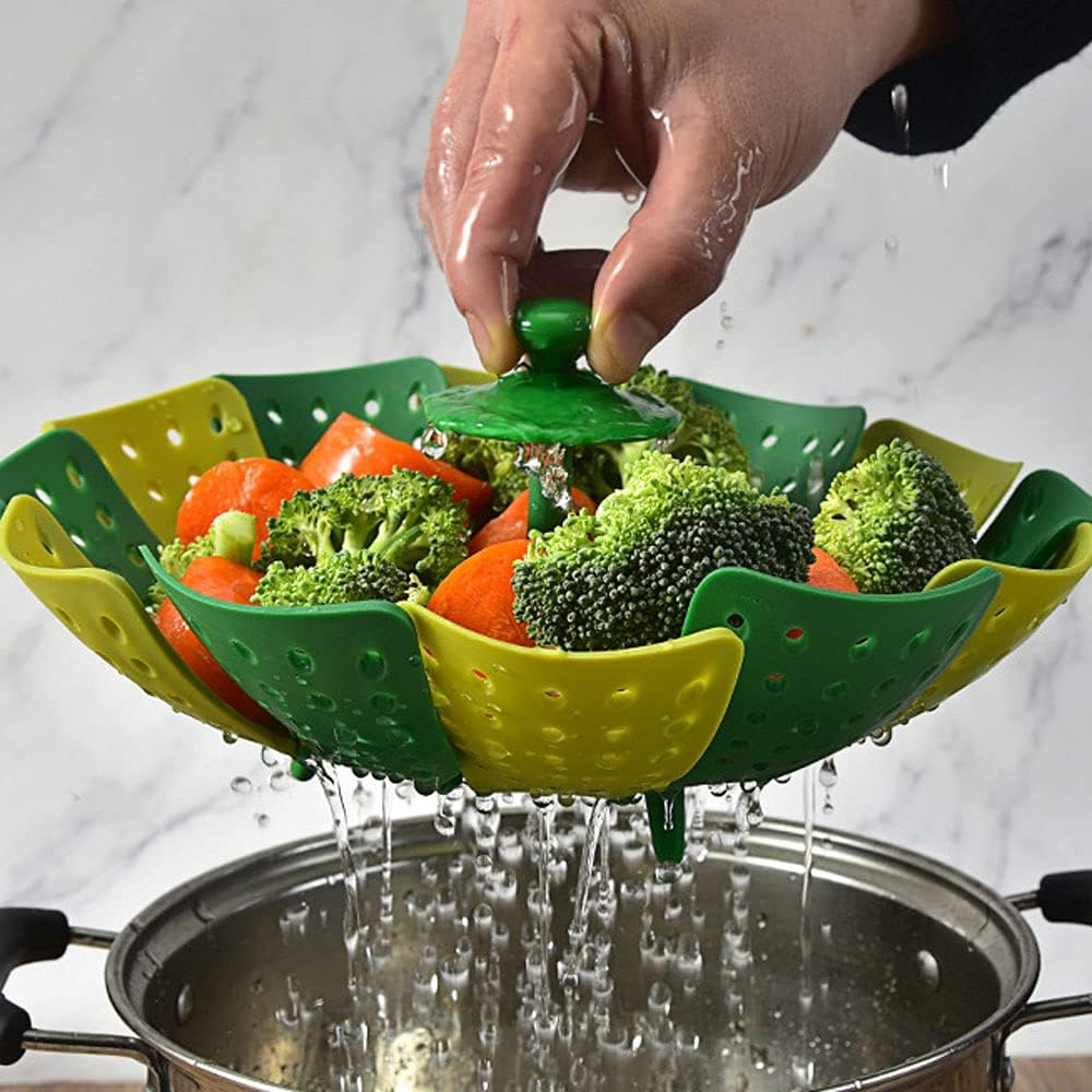 Lotus Plus Folding Steamer Basket