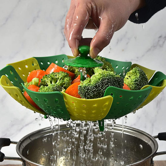 Lotus Plus Folding Steamer Basket