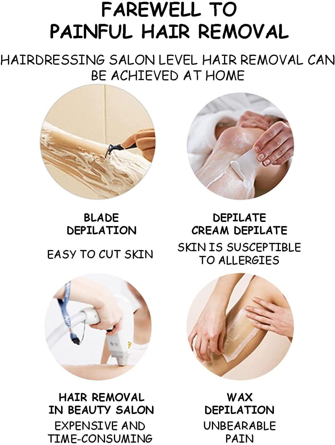 Exfoliation Painless Hair Removal Tool