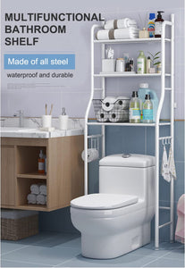 Multifunctional bathroom shelf rack