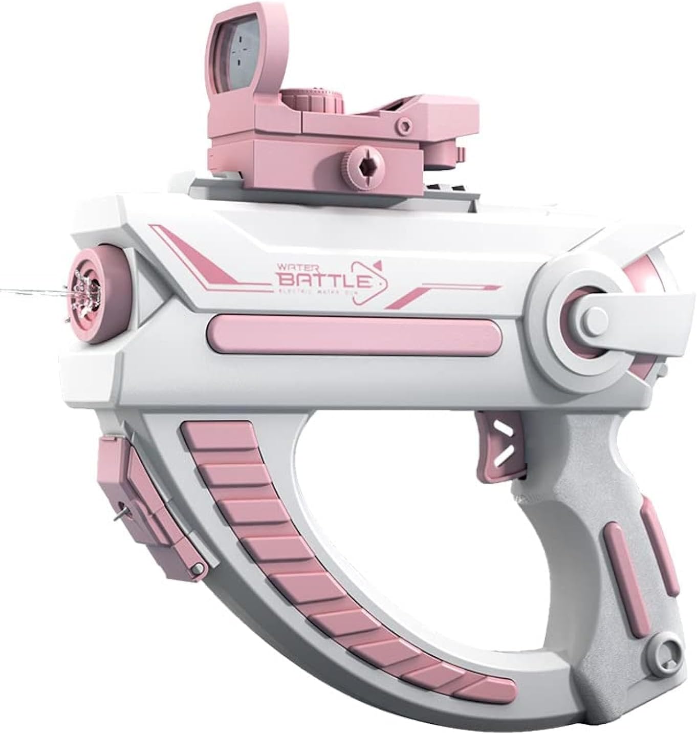 : Water Gun Toy for Kids NIBEMINENT Electric Automatic High Pressure Strong Toys Water Gun, Cool Appearance Large Capacity Fast Firing Speed Long Range(2 COLORS)