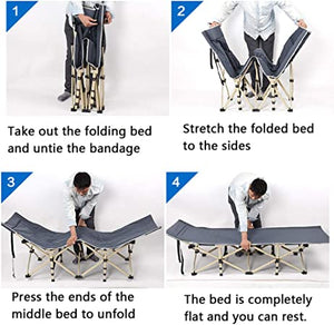 Folding bed for outdoor camping & picnic