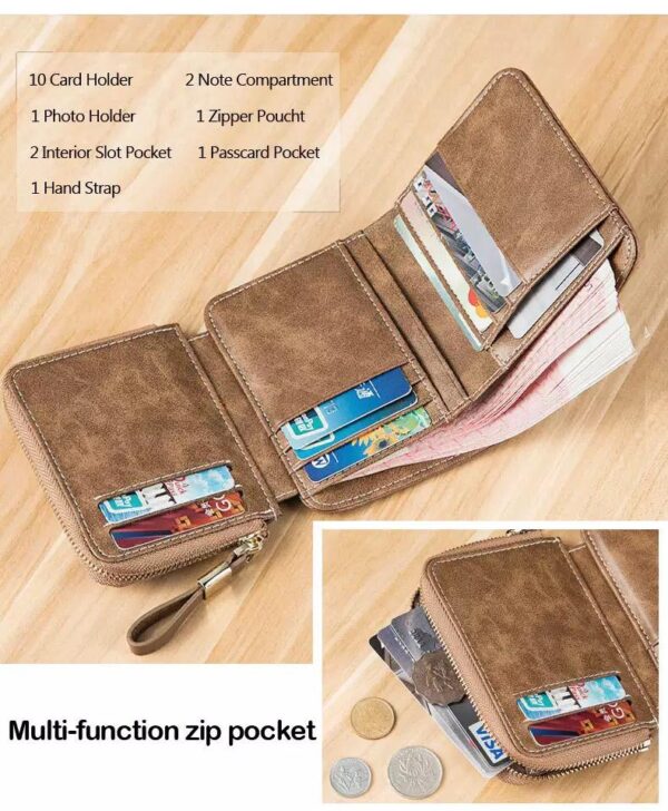 MULTIFUNCTION LARGE CAPACITY VINTAGE WALLET