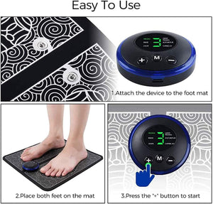 Foot Massager Pad |  Portable Muscle Stimulator Mat