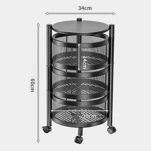 360° Layered Shelf Storage Rack