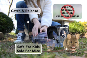 Mouse Trap | Automatic lock Rodent/Mouse/Mice Trap