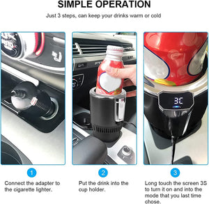 Smart Heating Cooling cup Holder for vehicle