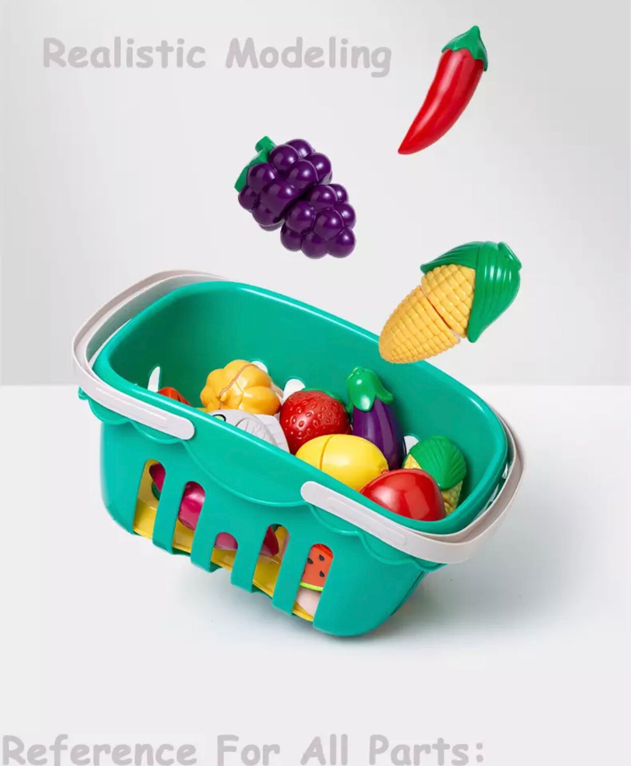 Cutting Play Food Toy for Kids Kitchen