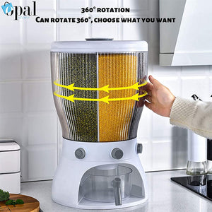 KITCHEN DISPENCER FOR RICE PULSES